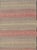 Cream Vintage Turkish Kilim With Stripes in Blue, Tan, Brown, Cream and Orange For Sale - Image 8 of 12