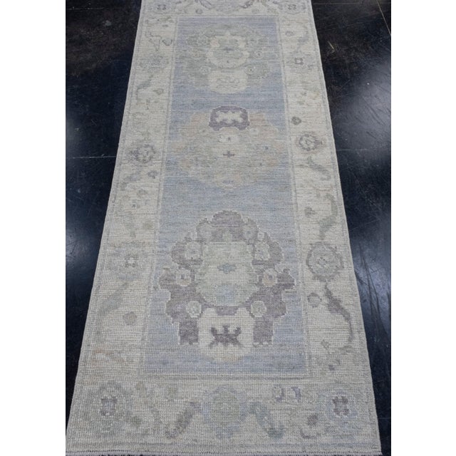 Turkish Oushak Rug 2'8" x 6'6" #16246 Explore a curated collection of hallway runners, wool rugs, and handmade...