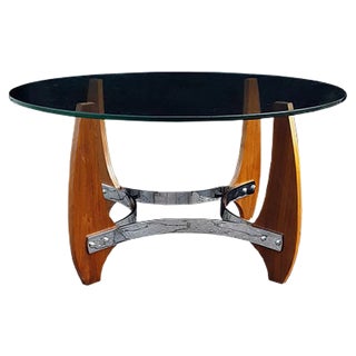 Round Vintage SoFath Coffee Table, 1970s For Sale