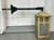 Antique early 20th century Aesthetic Movement Mission outside iron wall lantern in the style of Charles Rennie Mackintosh....