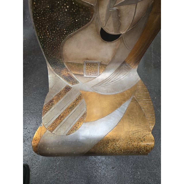 Carved Wooden Art Chair For Sale In Miami - Image 6 of 9