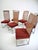 Milo Baughman for Thayer Coggin 1980s Milo Baughman for Thayer Coggin Dining Chairs - Set of 4 For Sale - Image 4 of 12