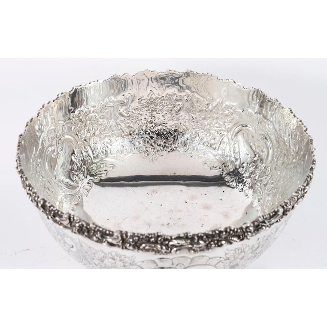 Silver Antique Silver-Plated Copper Wine Cooler by Barker Ellis, 20th Century For Sale - Image 8 of 13