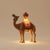 1950s Vintage Mid-Century Modern Orientalist Hand-Painted Camel Skin Saddle Table Lamp For Sale - Image 5 of 5