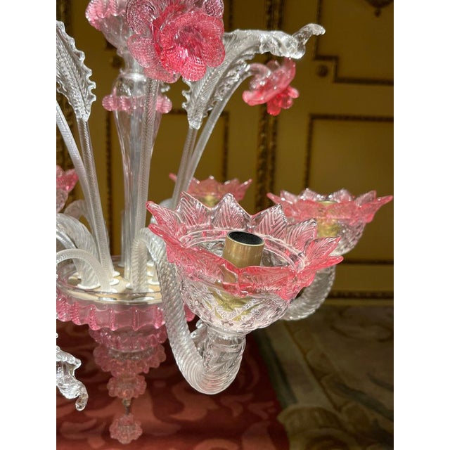 20th Century Mouth Blown Murano Chandelier, Italy For Sale - Image 10 of 18