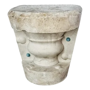 Antique Three Piece English Sugar Bowl Plaster Mold, Early 20th Century