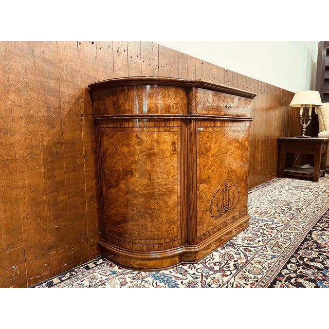 Antique Italian Burl Sideboard For Sale - Image 3 of 16