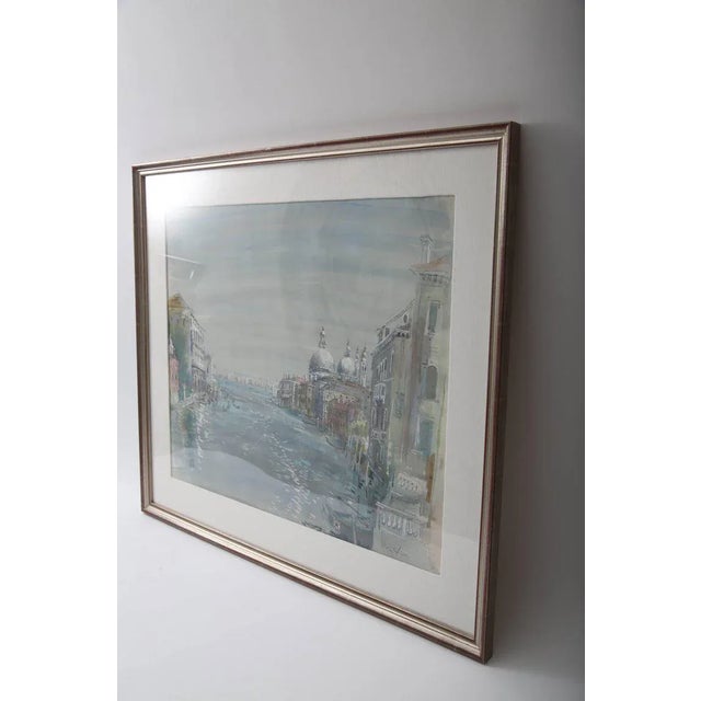 This stylish and beautiful watercolor of the Grand Canal of Venice was painted by Cecil Beaton and dates to the 1920s. The...
