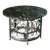 20th Century French Art Deco Iron and Marble Side or Small Coffee Table For Sale