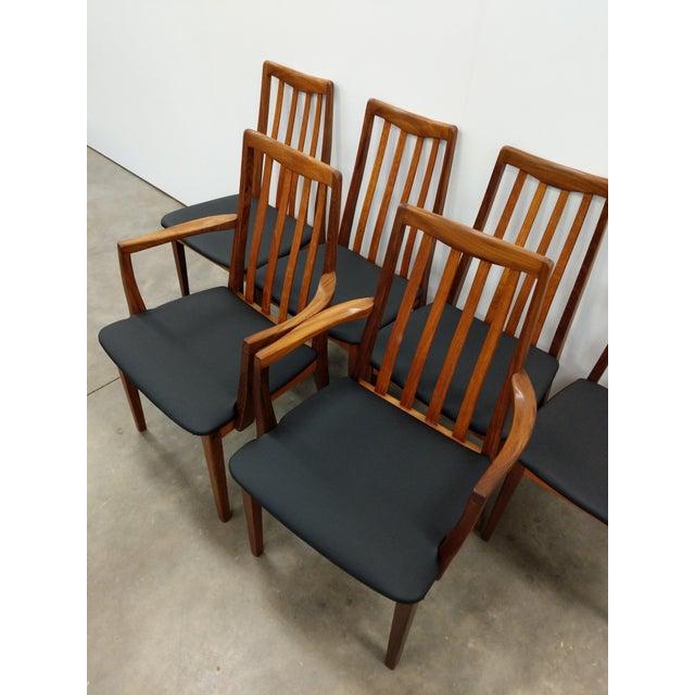 Wood Set of 6 Vintage Mid Century Modern Dining Chairs by G Plan For Sale - Image 7 of 9