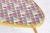 Vintage Flower Table with Colorful Checkered Pattern, 1960s For Sale - Image 6 of 9
