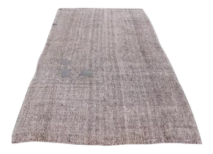 1960s Tribal Turkish Area Rug - 5′4″ × 9′2″