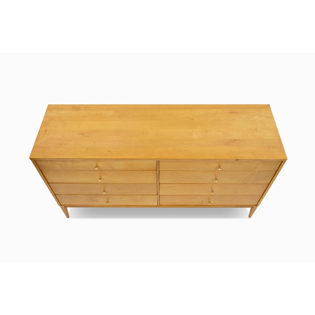 Vintage Mid Century Solid Maple "Planner Group" Dresser by Paul McCobb For Sale In Los Angeles - Image 6 of 7