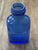 Glass Early 1900’s Blue Glass Milk of Magnesia Bottle For Sale - Image 7 of 7