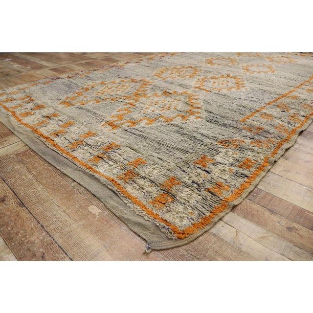 Vintage Berber Moroccan Rug - 06'03 X 11'02 For Sale In Dallas - Image 6 of 9
