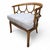 Mid-Century Modern MCM William "Billy" Haines Fruitwood Spider/Barrel Back Lounge Newly Reupholstered For Sale - Image 3 of 8