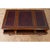Mahogany Writing Table With Red Leather For Sale - Image 9 of 14
