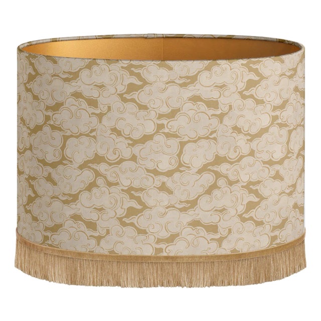 Palais Lampshade Yin Sand & Ecru For Sale