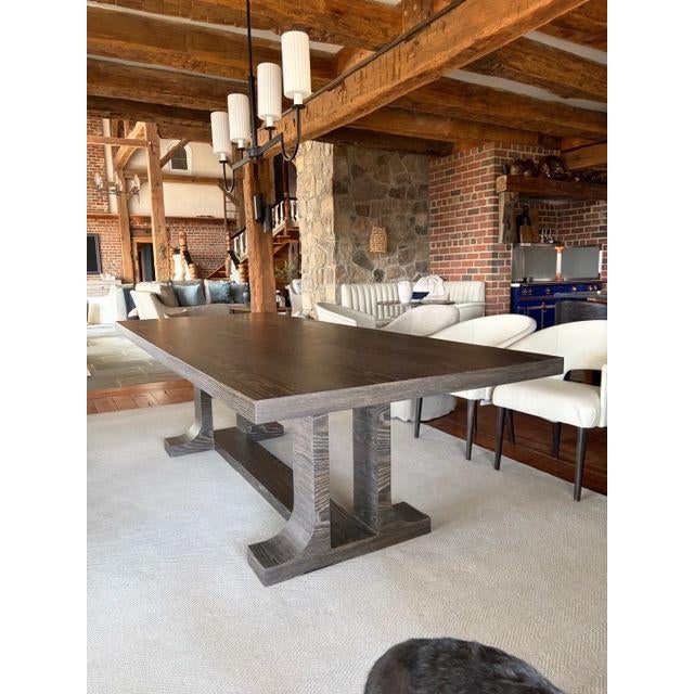 Rustic Custom Robert James Dining Table For Sale - Image 3 of 14