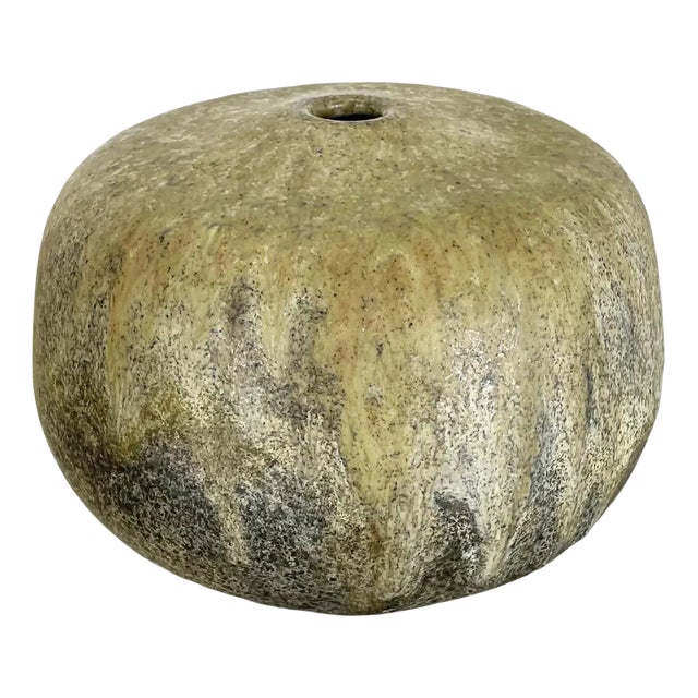 German Sculptural Studio Pottery Vase Object by Otto Meier, 1970s For Sale