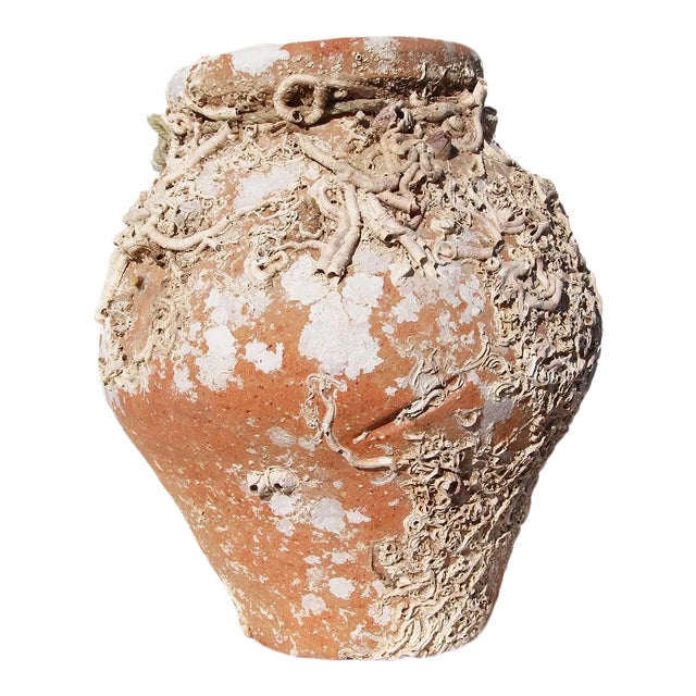 19th Century Antique Terracotta Octopus Trap Undersea Pot For Sale