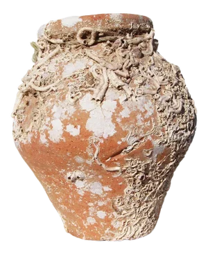 19th Century Antique Terracotta Octopus Trap Undersea Pot