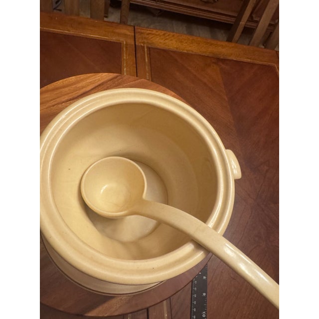 1970s Tureen & Lid W/Ladle & Underplate Village (Made in Usa) by Pfaltzgraff For Sale - Image 10 of 12
