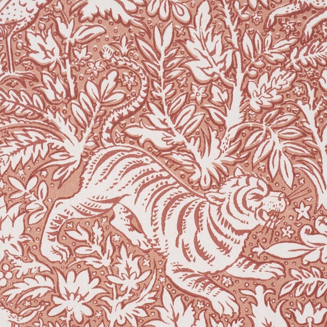 Contemporary Sample - Schumacher Khan'S Park Fabric In Mediterranean Spice For Sale - Image 3 of 5