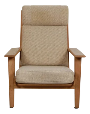 GE-290a Lounge Chair in Oak by Hans Wegner, 1980s