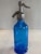 Small Blue Glass Seltzers Soda Syphons Bottles, 1890s, Set of 2 For Sale - Image 14 of 16