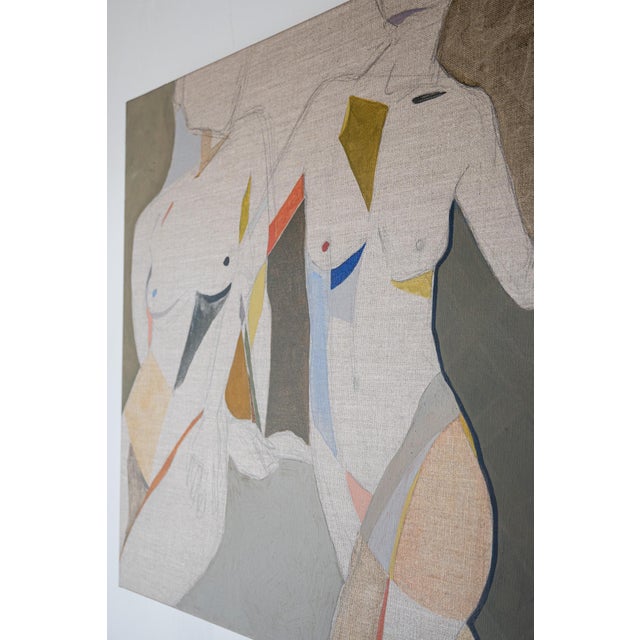 Contemporary Figurative Painting by Lauren Skunta Titled Twist For Sale - Image 3 of 4