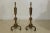 Greek Design Solid Brass Fireplace Andirons - a Pair For Sale - Image 9 of 9