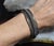 Vintage Heavy Sterling Silver Navajo Cuff Bracelet Franklin & Verna Tahe For Sale - Image 14 of 17
