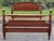 This exceptional 1960s vintage John Vogler cannonball full bed frame brings timeless Early American elegance to the modern...