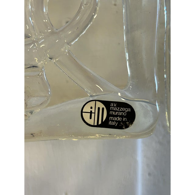 Blue Vintage Wall Lights by Carlo Nason for AV Mazzega, 1970s, Set of 2 For Sale - Image 8 of 9