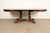 Brown R. J. Horner Style Antique Victorian Carved Oak Split Pedestal Extension Dining Table With Lion Paw Feet | Newly Refinished For Sale - Image 8 of 14