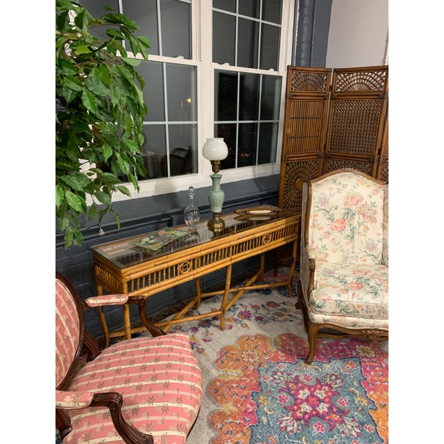 An extraordinary 19th century antique Chinoiserie porcelain table lamp with a rare embossing of ancient Asian culture on a...