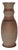 Vintage Ceramic Beige Brown Vase, 1970s For Sale