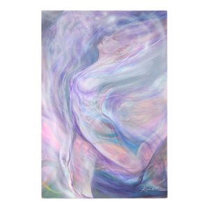 The Cosmic Dance - Visionary Figurative Nude Composition in Acrylic on Masonite by Kimberlee Kuwica