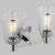 Metal Chapman & Myers by Visual Comfort Studio Alessa 2-Light Bath Vanity Sconce in Polished Nickel For Sale - Image 7 of 10