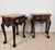 Brown Pair of French Louis XV Style Nightstands with Marble Tops For Sale - Image 8 of 15