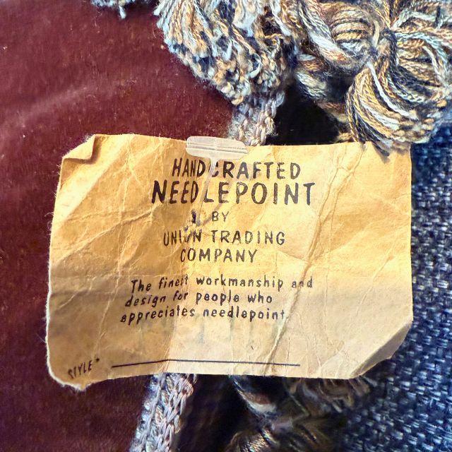 Tan Late 20th Century, Shih Tzu Handcrafted Needlepoint, Throw Pillows, Pair (2) For Sale - Image 8 of 11