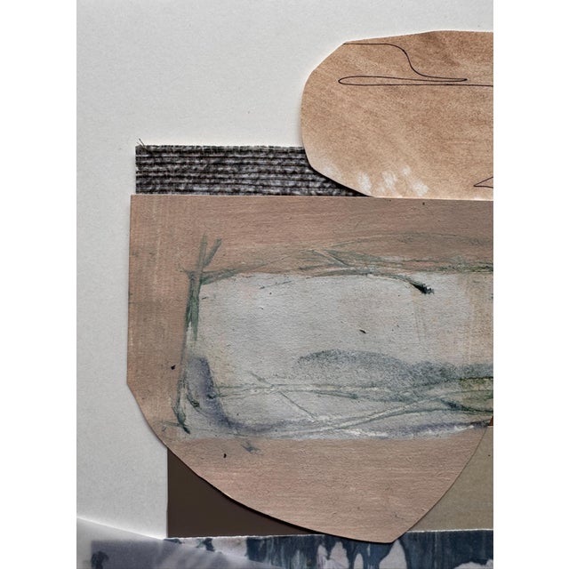 "Memorabilia 6" Original Mixed-Media Collage on Paper by Zac Woodiel For Sale - Image 4 of 9