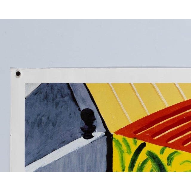 Blue David Hockney at the Metropolitan Museum of Art Exhibition Poster, 1990s For Sale - Image 8 of 9