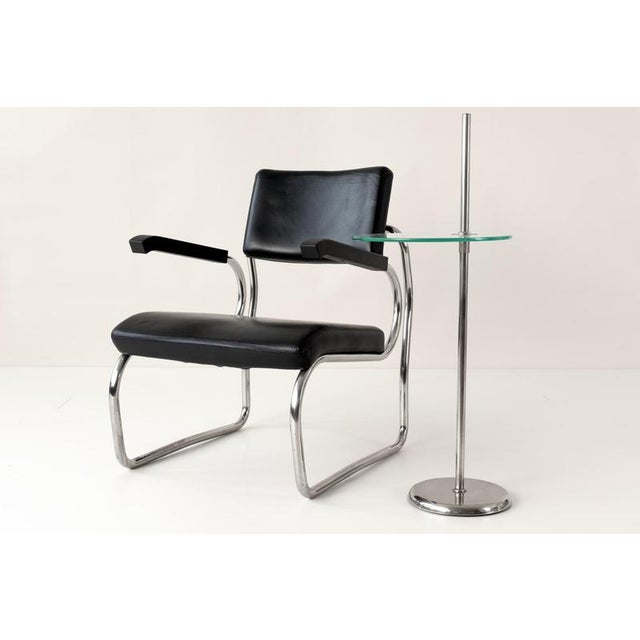Vintage German Height Adjustable Side Tables, 1935, Set of 2 For Sale - Image 6 of 7