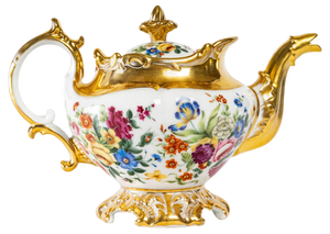 Teapot in Porcelain, Paris, 19th Century