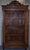 Antique French Carved Oak Breton Mirrored Armoire Linen Press For Sale - Image 4 of 5