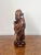 Fine quality large antique Chinese carved hardwood figure having a fine quality antique Chinese hardwood figure of a sage....