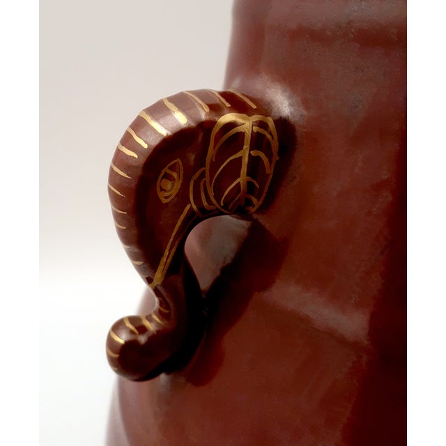 1940s Chinese Porcelain Oxblood Glazed Hu For Sale - Image 5 of 8