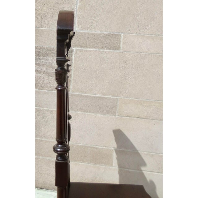 Wood Ecclesiastical Chair Walnut Renaissance Revival Circa 1870s For Sale - Image 7 of 13